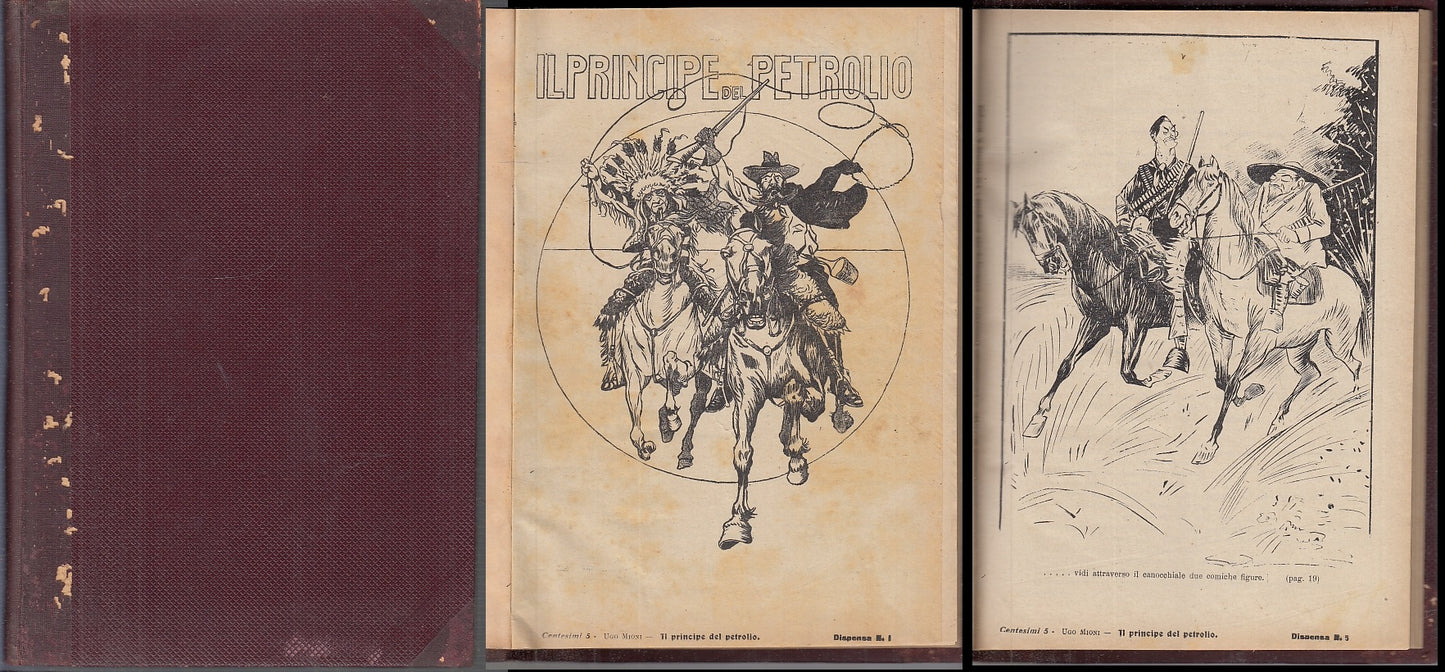 LN- IL PRINCIPE DEL PETROLIO ILLUSTRATO - UGO MIONI ---- 1905 - C - XFS86