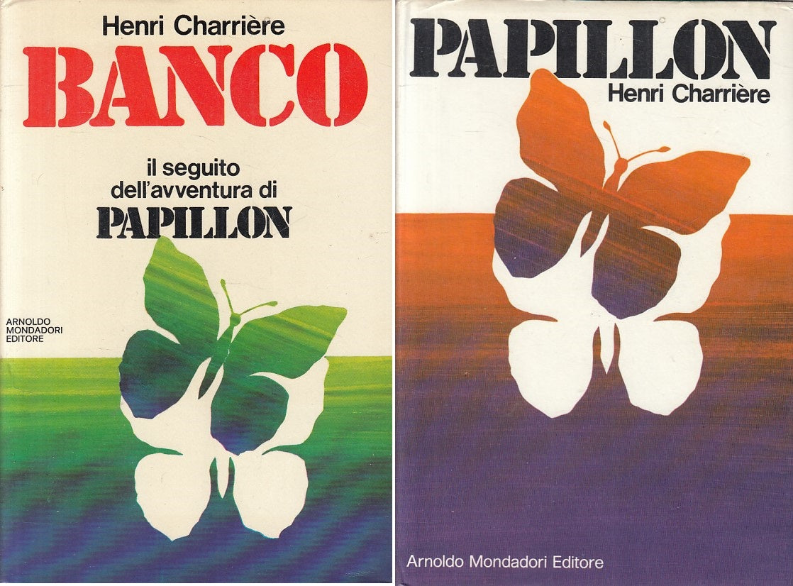 LN- PAPILLON BANCO 2 VOLL. - NERI CHARRIERE - MONDADORI --- 1970 - CS - ZFS273