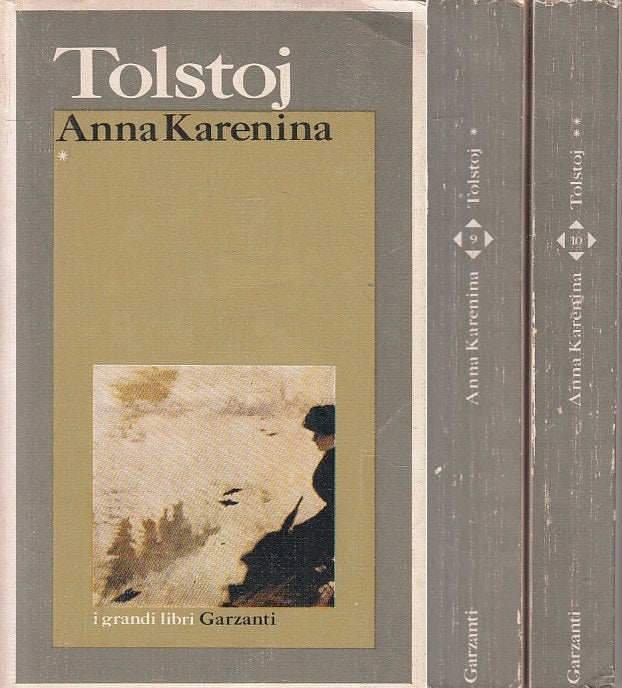 LN- ANNA KARENINA 2 VOLL. - TOLSTOJ - GARZANTI --- 1974 - B - ZFS620