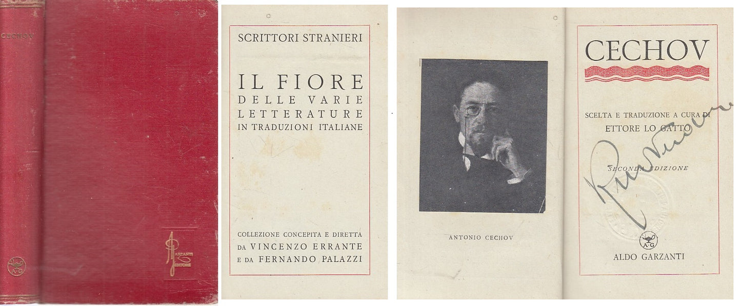 LS- CECHOV SCELTA E TRADUZIONE - LO GATTO - GARZANTI --- 1944 - C - ZFS639
