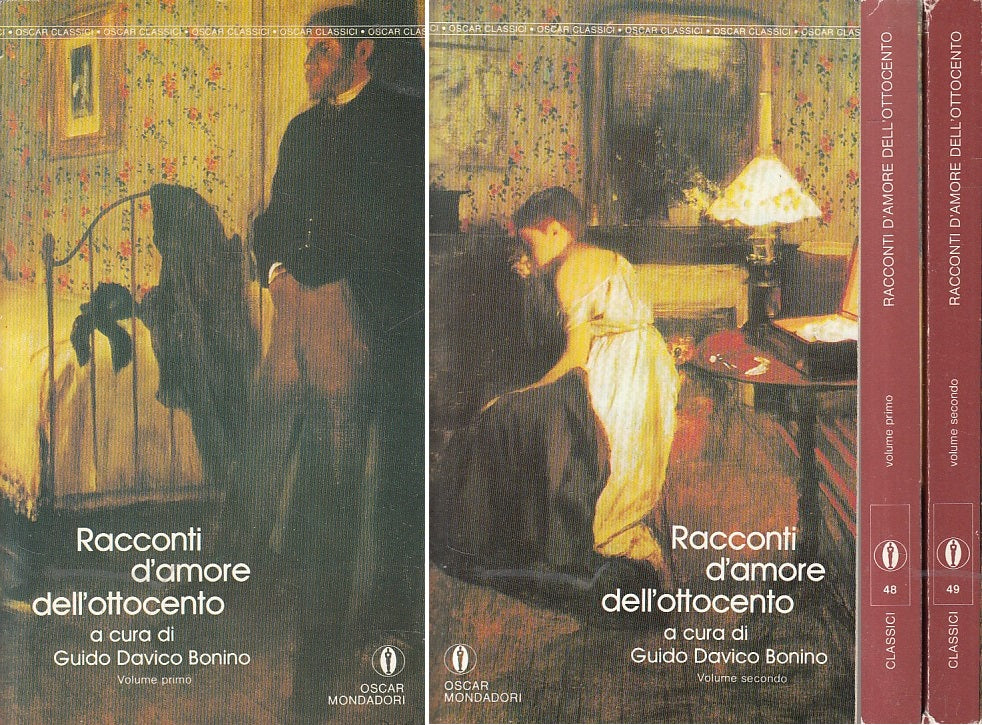 LN- RACCONTI D'AMORE DELL'OTTOCENTO 2 VOLL. -- MONDADORI --- 1984 - B - ZFS22