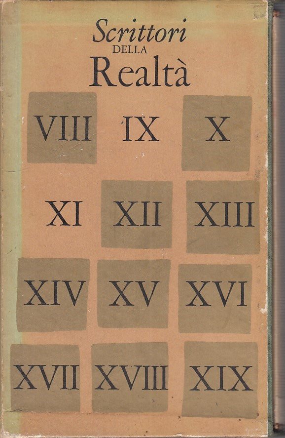 LN - SCRITTORI DELLA REALTA' -- GARZANTI --- 1961 - C - ZFS720