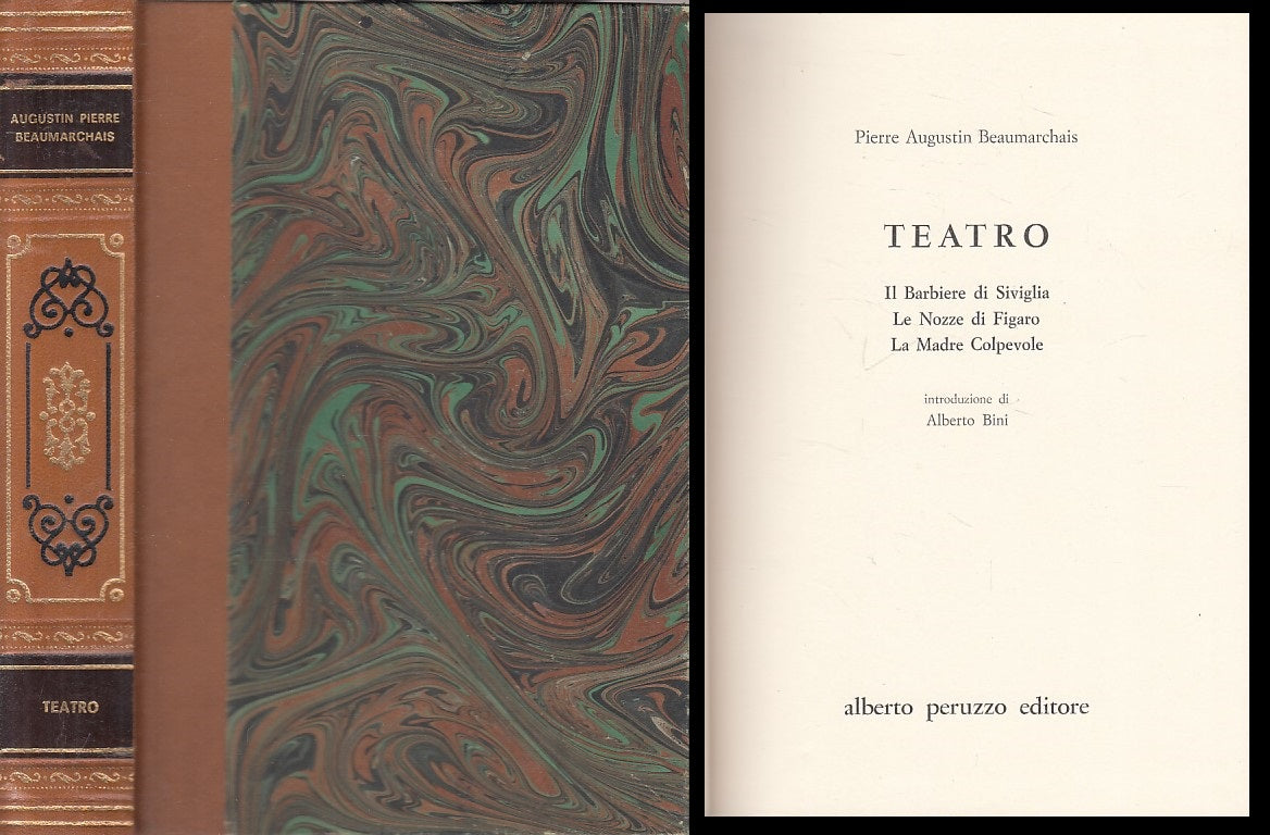 LN- TEATRO BARBIERE SIVIGLIA FIGARO - BEAUMARCHAIS - PERUZZO --- 1965 - C - ZFS2