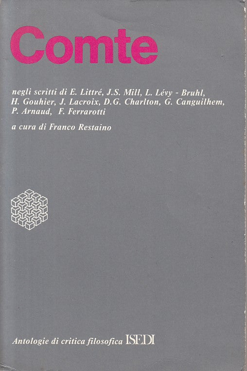 LS- COMTE - RESTAINO - ISEDI - CRITICA FILOSOFICA - 1a ED. - 1979 - B - ZFS102