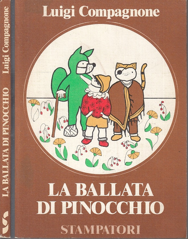 LB- LA BALLATA DI PINOCCHIO - COMPAGNONE - STAMPATORI - CERCHIO-- 1980- B- XFS95