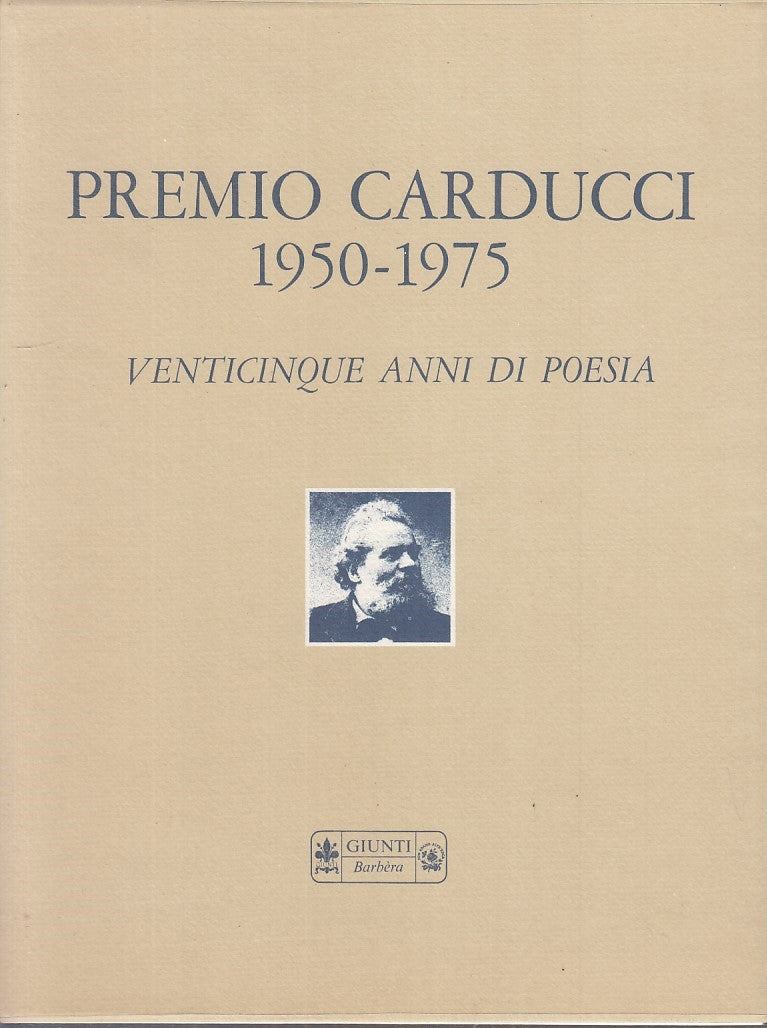 LZ - PREMIO CARDUCCI 1950/1975 -- GIUNTI --- 1975 - BS - YDS354