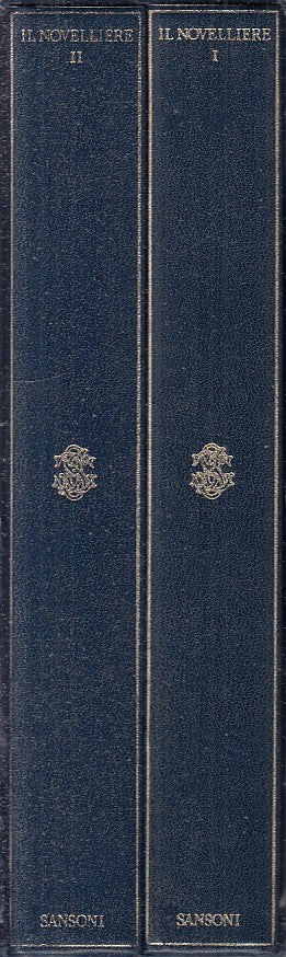 LN- IL NOVELLIERE VOL I E II - GOFFREDO BELLONCI - SANSONI --- 1973 - C - YDS234