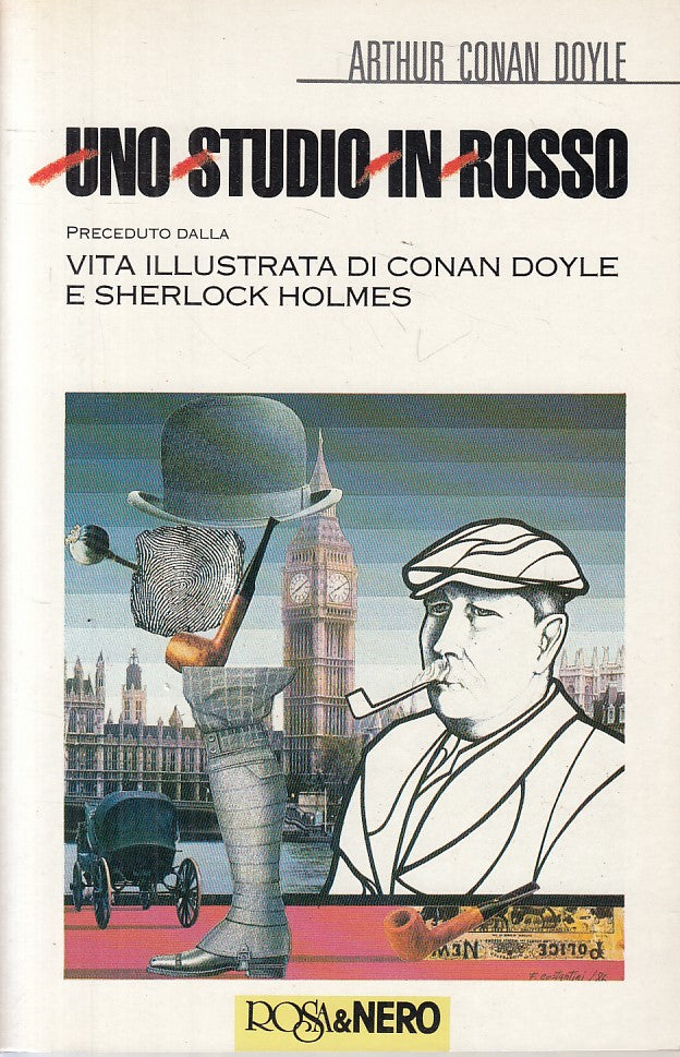 LN- UNO STUDIO IN ROSSO - CONAN DOYLE - ROSA & NERO --- 1987 - B - ZFS195