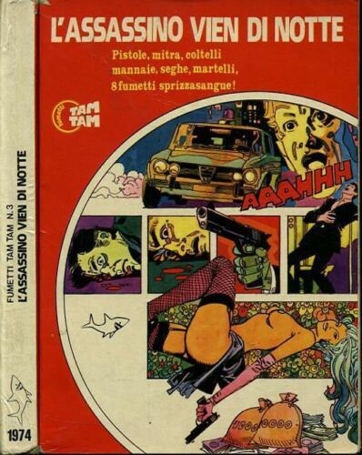 FP- FUMETTI TAM TAM N.3 L'ASSASSINO VIEN DI NOTTE -- EDIFUMETTO - 1974 - B- SBX