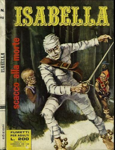 FP- ISABELLA N.113 FUMETTO EROTICO -- ERREGI - 1971 - B - SBX