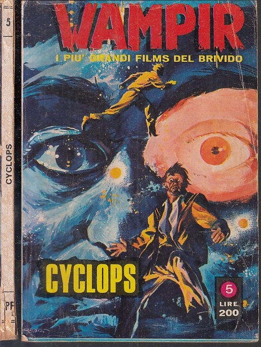 FN- CYCLOPS N.5 WAMPIR -- PONZONI EDITORE - 1970 - B - SBX