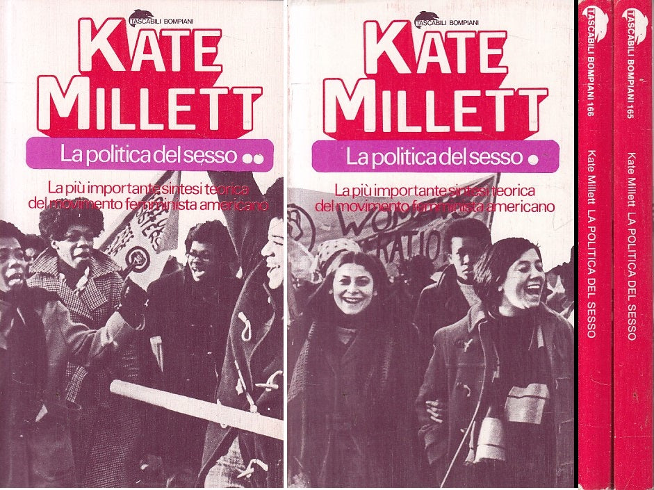 LS- LA POLITICA DEL SESSO 2 VOLL. - MILLETT - BOMPIANI --- 1979 - B - ZFS182