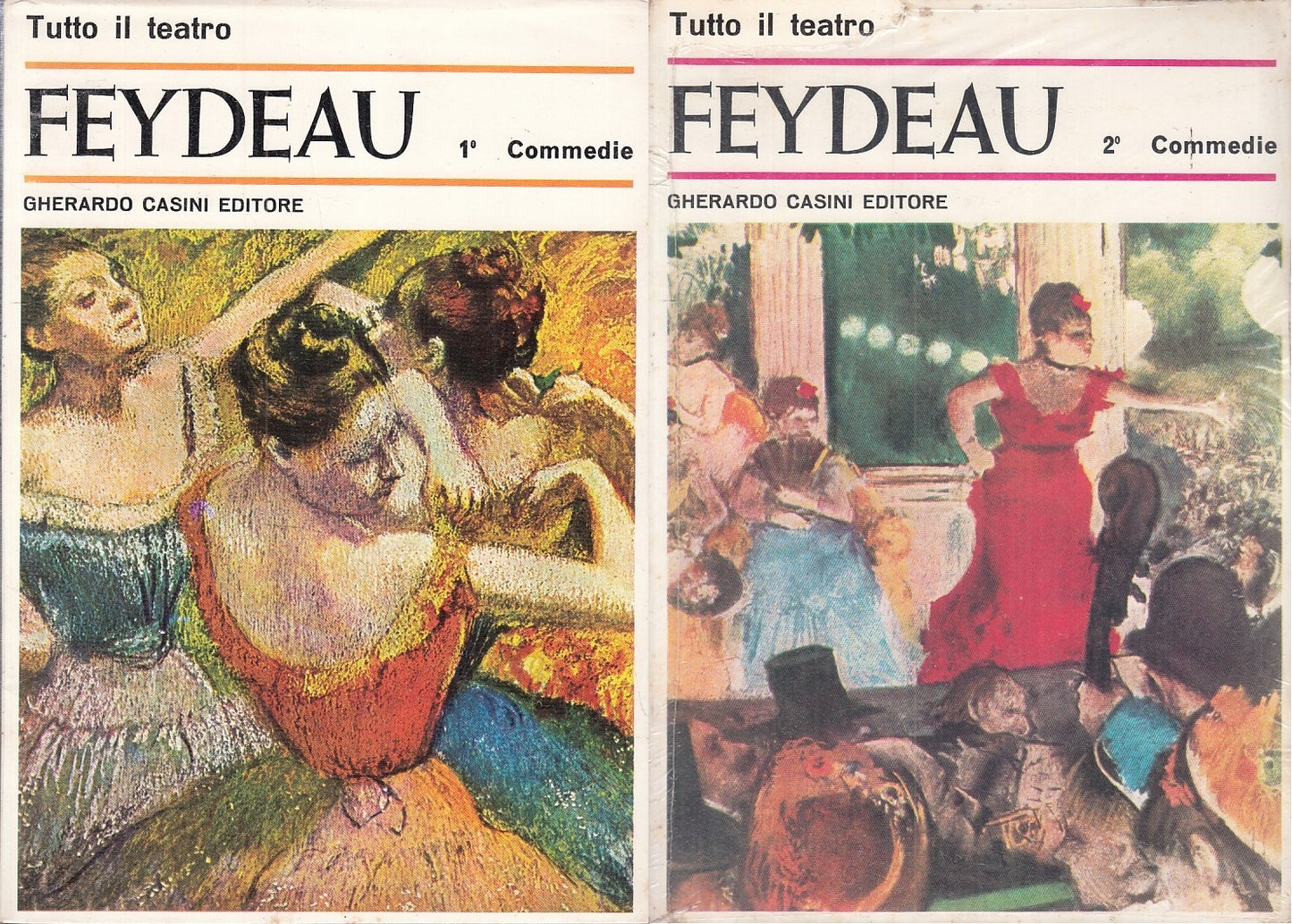 LZ - COMMEDIE 1° E 2° ( 2 VOLUMI) - GEORGES FEYDEAU- CASINI--- 1966 - B - YFS747