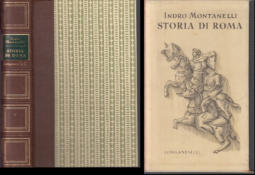 LS- STORIA DI ROMA COFANETTO - INDRO MONTANELLI - LONGANESI --- 1957 - C - XFS16