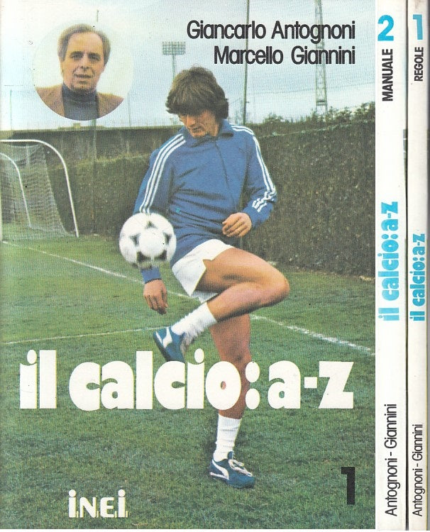 Il Calcio A-Z ManuaKitle in 2 Volumi- Antogoni Giannini- INEI- cofanetto- ZFS296
