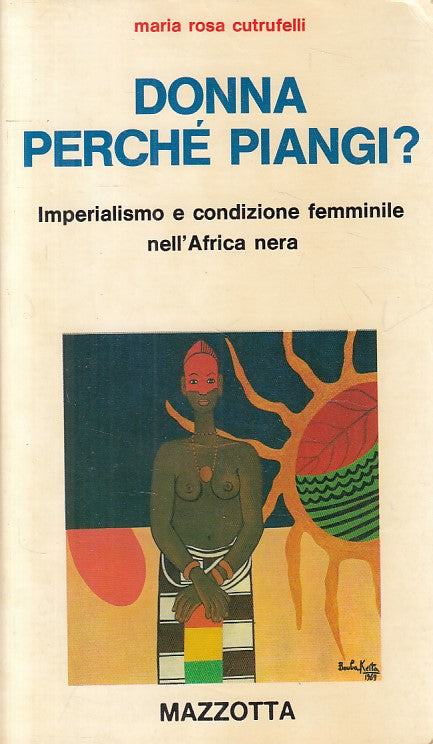 LS- DONNA PERCHE' PIANGI? AFRICA - CUTRUFELLI - MAZZOTTA --- 1976 - B - YFS183
