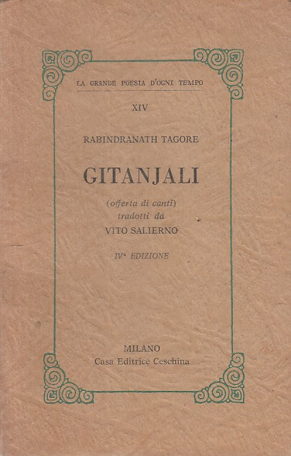 LN - GITANJALI - RABINDRANATH TAGORE - CESCHINA --- 1967 - B - ZDS173