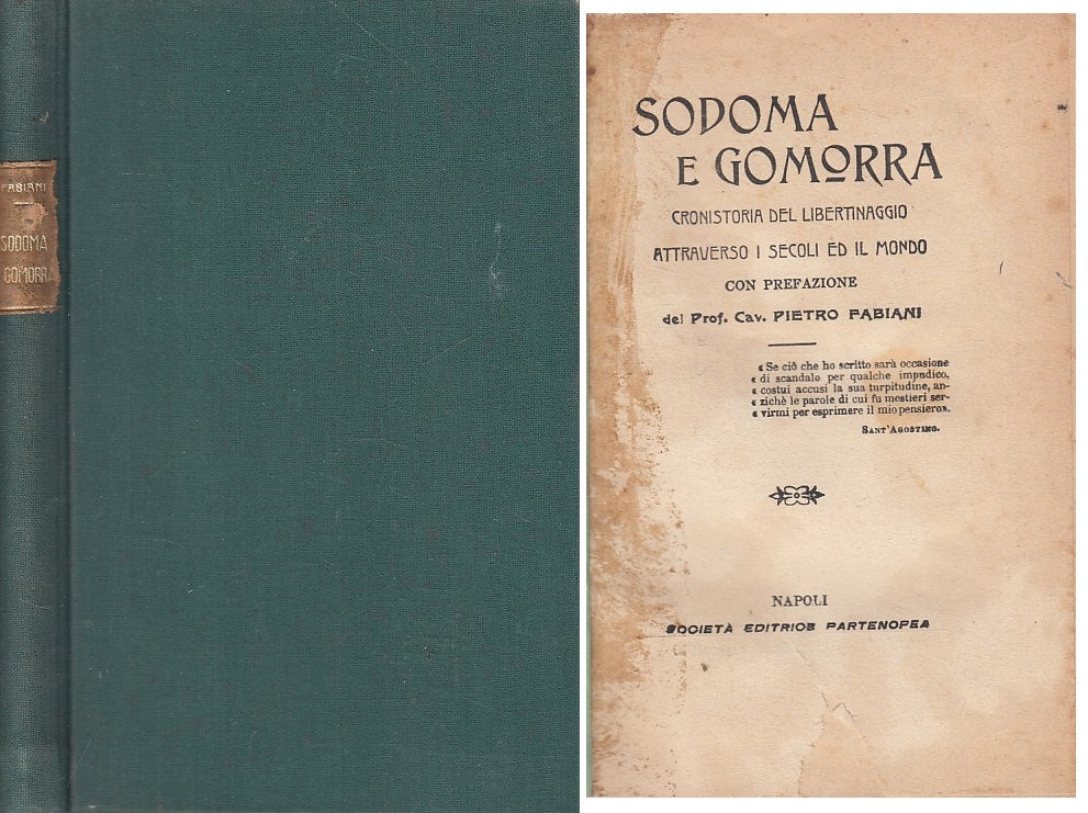 LS- SODOMA E GOMORRA LIBERTINAGGIO - FABIANI - NAPOLI --- 1900 - C - ZFS192
