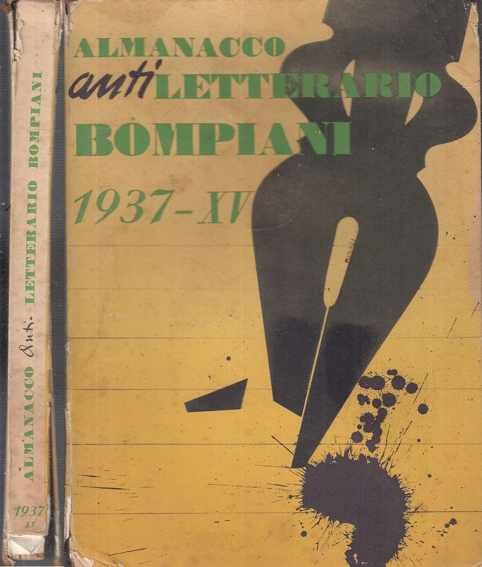 lz- ALMANACCO ANTI LETTERARIO BOMPIANI 1937 XV - MUNARI ---- 1936 - C - XFS95