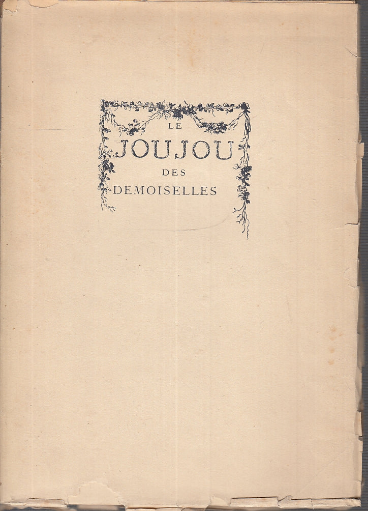 LE JOUJOU DES DEMOISELLES 57 SONETTI CON INCISIONI ----- 1930 - B - XFS95
