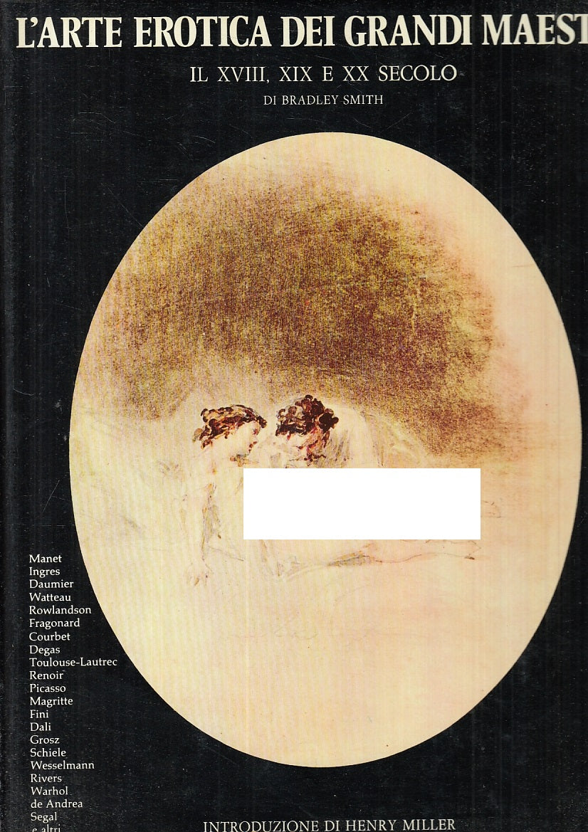 LT- L'ARTE EROTICA DEI GRANDI MAESTRI- BRADLEY SMITH MILLER---- 1980- CS- YFS760
