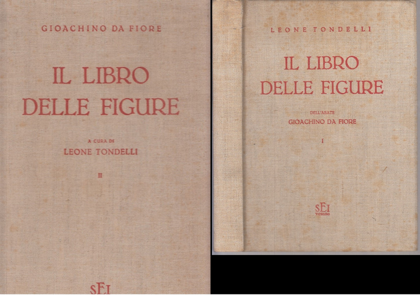 LZ- IL LIBRO DELLE FIGURE VOLUMI I e II - GIOACHINO DA FIORE ---- 1940- C- XFS68