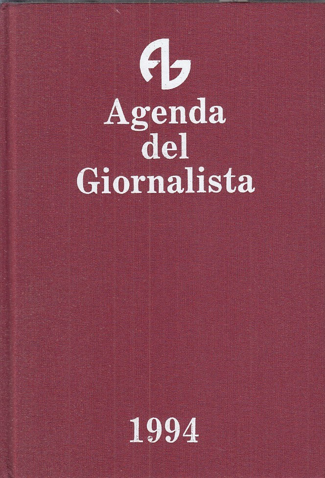 LZ - AGENDA DEL GIORNALISTA 1994 -- CENTRO DOCUMENTAZIONE --- 1993 - C - YDS659