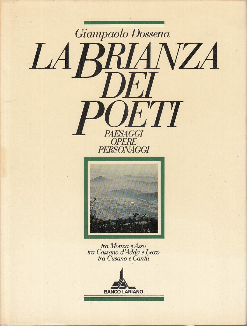 LT - LA BRIANZA DEI POETI - GIAMPAOLO DOSSENA - VALLECCHI --- 1980 - CS - YFS767