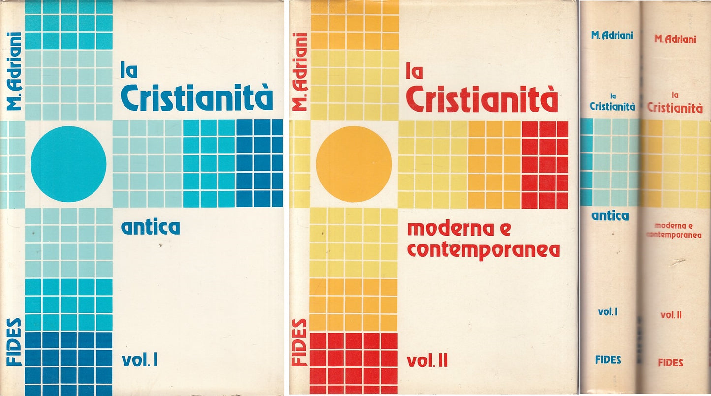 LD- LA CRISTIANITA' 2 VOLL. ANTICA MODERNA- ADRIANI- FIDES--- 1981 - CS - ZFS180