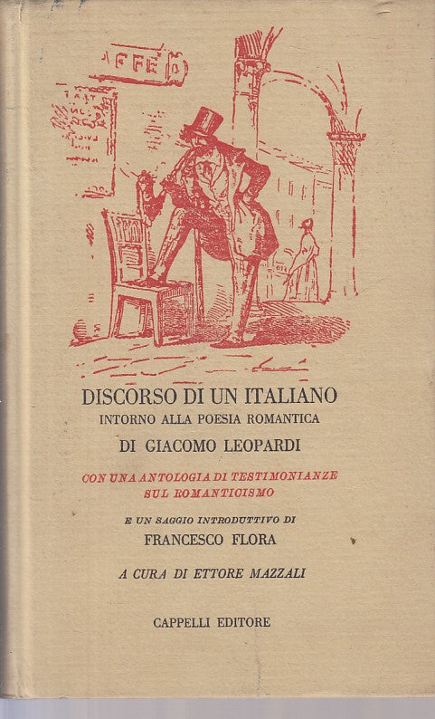 Testimonianze sul Romanticismo Poesia Giacomo Leopardi - Cappelli - 1957- ZFS268