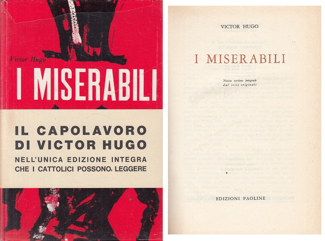 LN- I MISERABILI - VICTOR HUGO - PAOLINE --- 1961 - CS - YFS266
