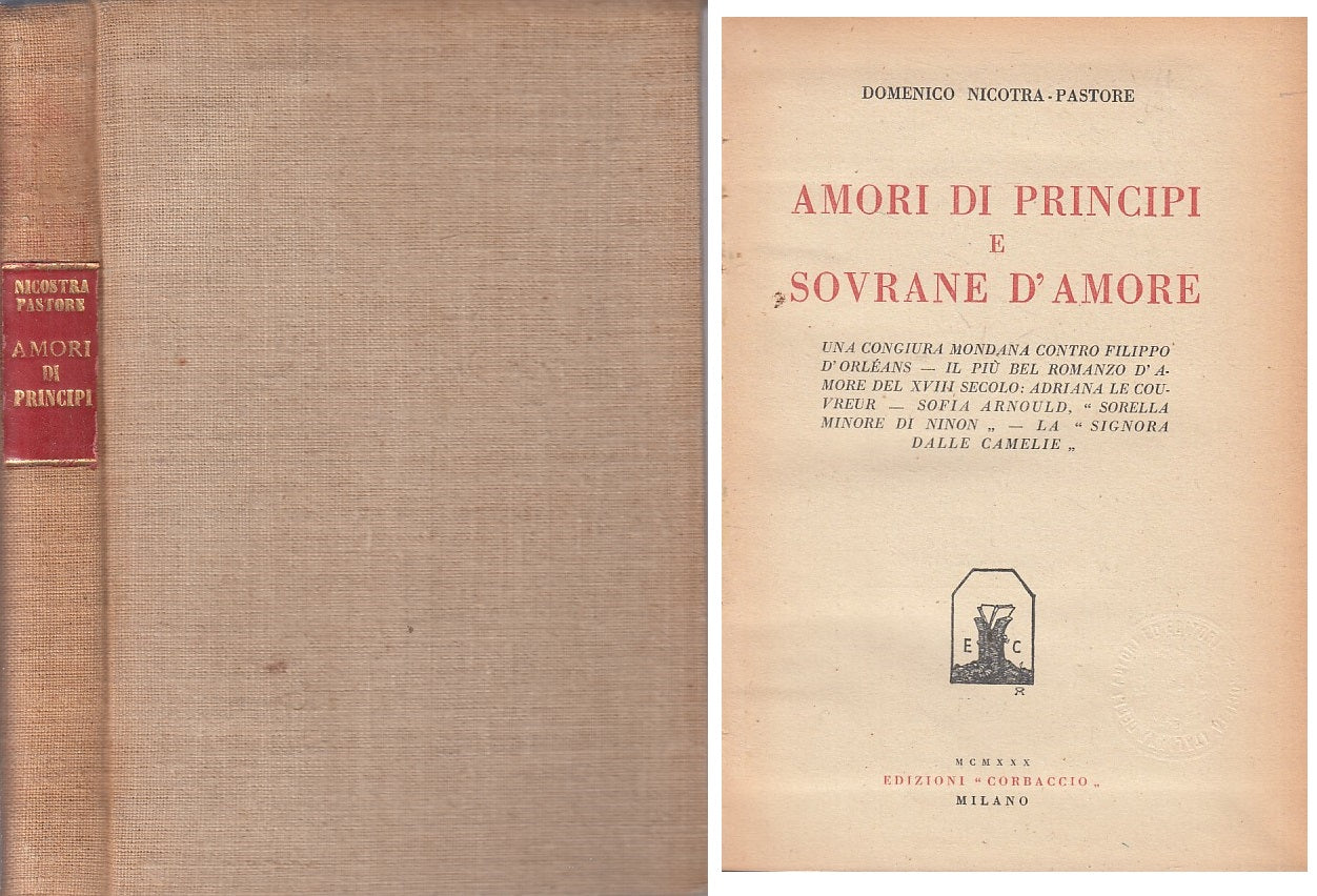 LS- AMORI DI PRINCIPI E SOVRANE D'AMORE- PASTORE- CORBACCIO--- 1930 - C - YFS188