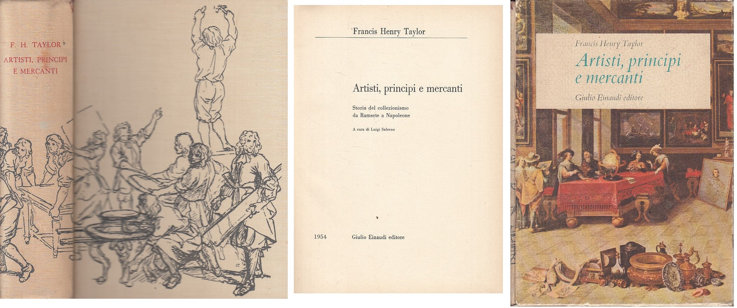 LS- ARTISTI PRIMCIPI E MERCANTI - TAYLOR - EINAUDI - SAGGI -- 1954 - C - ZFS120