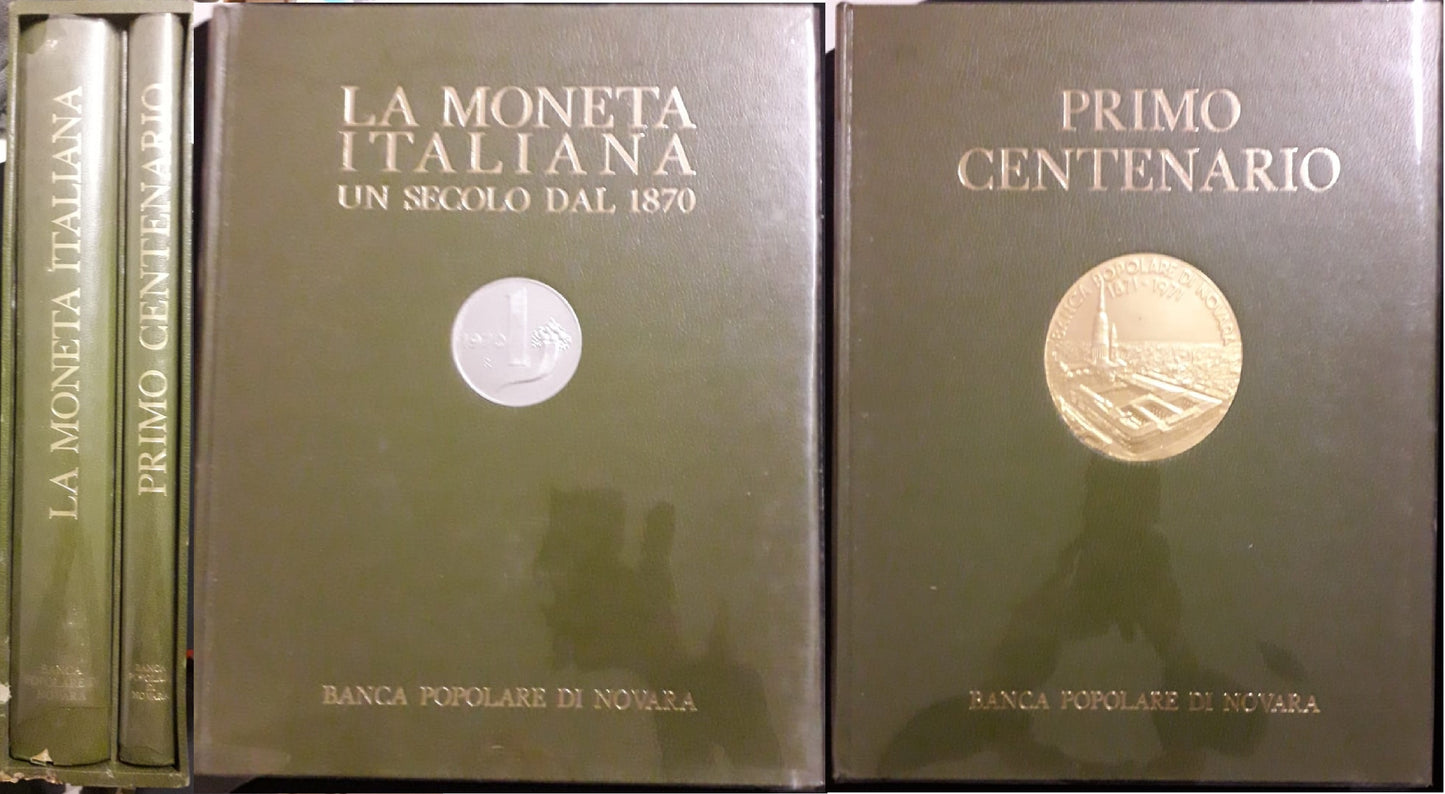 LZ- LA MONETA ITALIANA PRIMO CENTENARIO UN SECOLO 1870 COFANETTO - 1971- CS- YFS