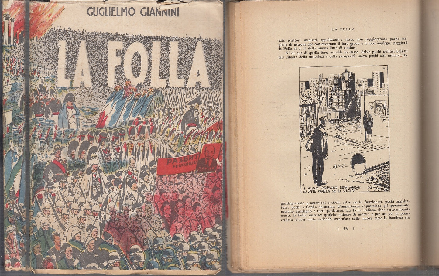 LS- LA FOLLA SEIMILA ANNI DI LOTTA - GUGLIELMO GIANNINI- FARO--- 1945- B- ZFS198