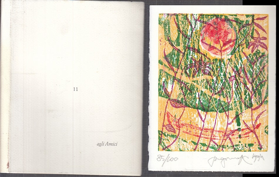 LT- LETTERA DINO CARLESI XILOGRAFIA UGO MAFFI -- BANDECCHI --- 1995 - B - XFS58