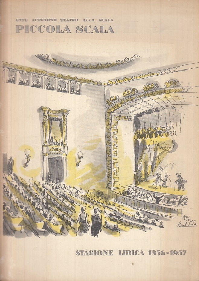 LN- LA CECCHINA BUONA FIGLIOLA- GOLDONI PUCCINI- PICCOLA SCALA--- 1957- B- XFS58