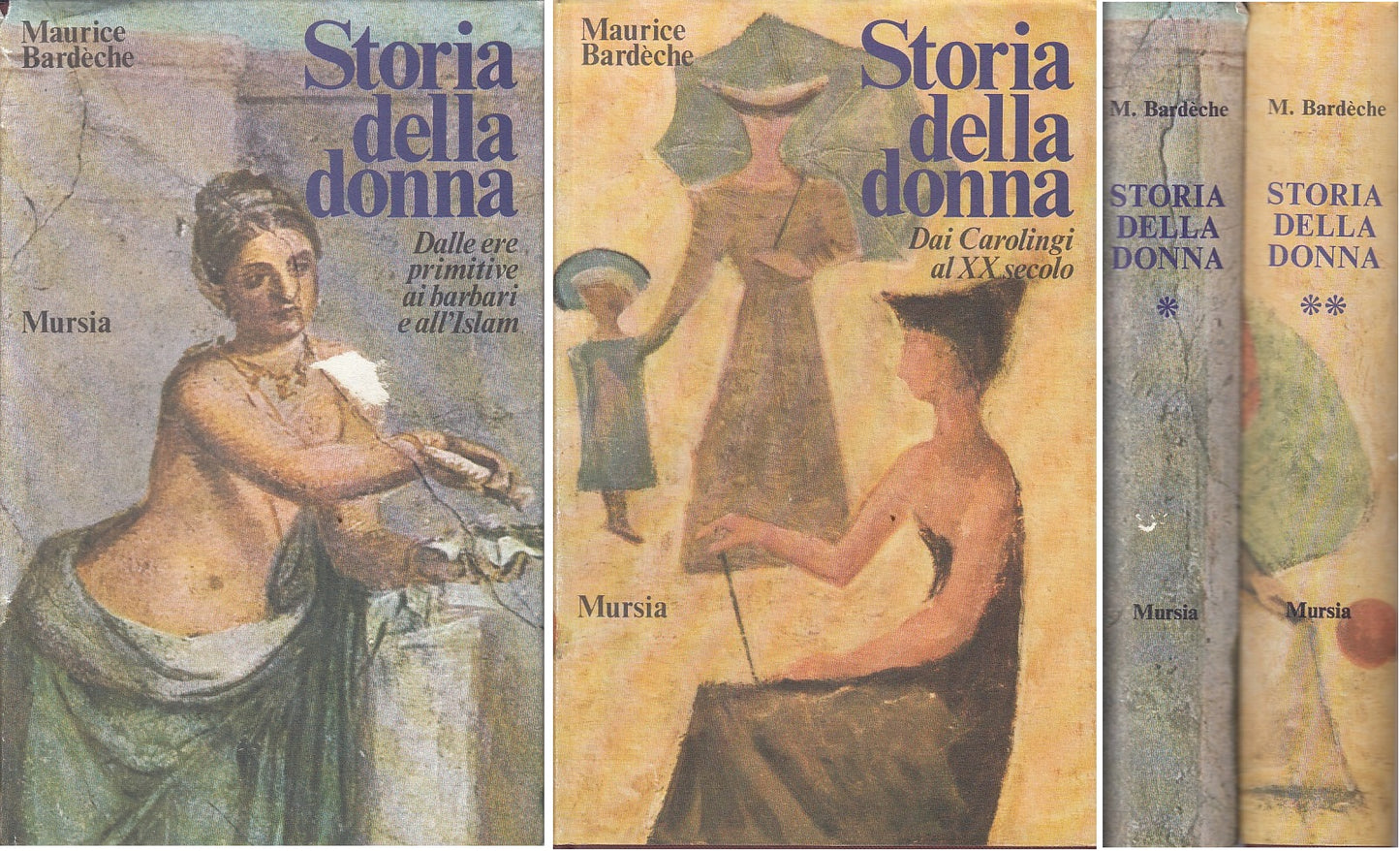 LS- STORIA DELLA DONNA 2 VOLL. - BARDECHE - MURSIA -- 1a ED.- 1973 - CS - ZFS175