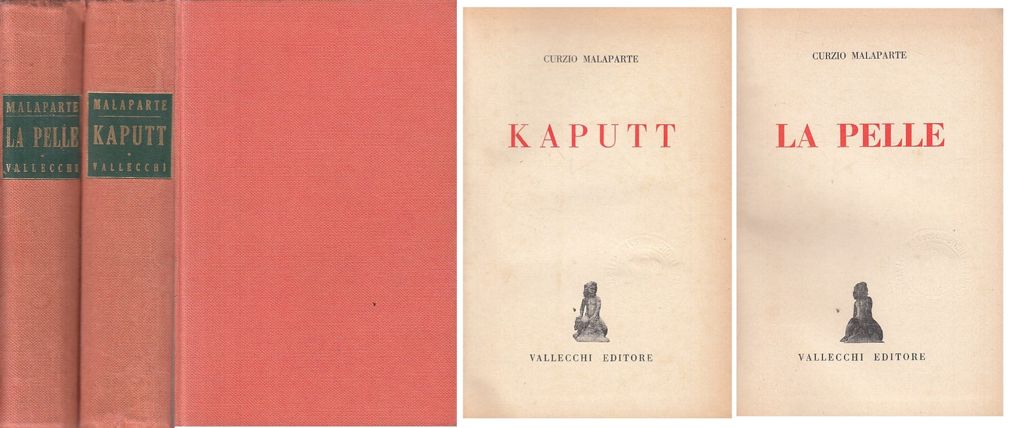 LN- KAPUTT LA PELLE OPERE 2 VOLL. - MALAPARTE - VALLECCHI --- 1961 - C - YFS493