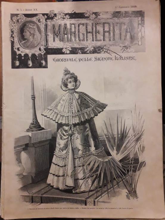 LH- MARGHERITA 1/24 GIORNALE SIGNORE ITALIANE ANNATA COMPLETA ----- 1898- S- YFS