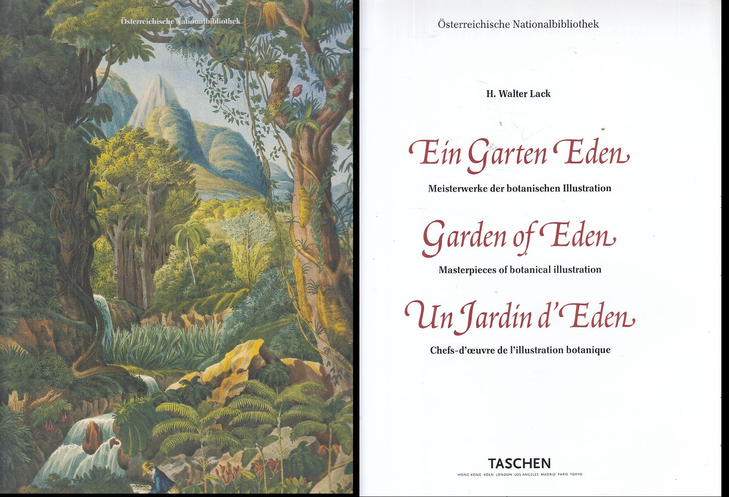 LZ- GARDEN OF EDEN BOTANICAL ILLUSTRATION - LACK- TASCHEN --- 2008 - CS - YFS790