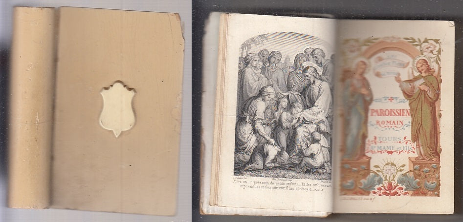 LD- PAROISSIEN ROMAIN N.74 MESSA DIMANCHES -- MAME ET FILS --- 1880 - C - XFS33