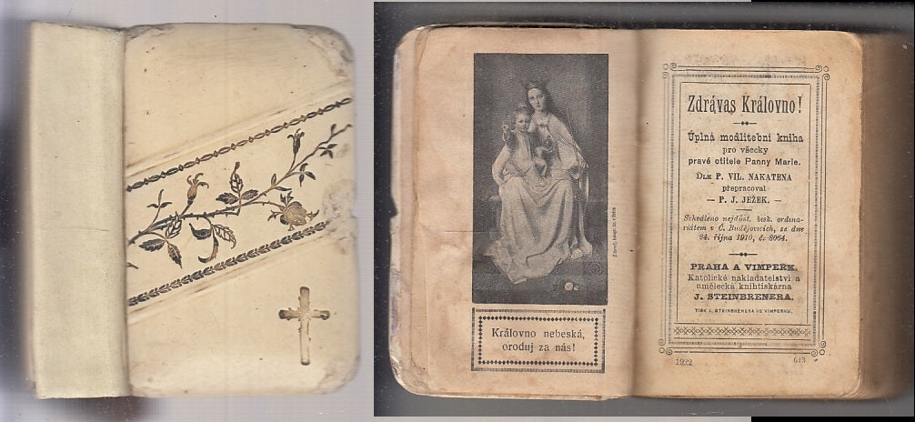 LD- ZDRAVAS KRALOVNO! LIBRO PREGHIERE IN CECO -- PRAGA --- 1922 - C - XFS33