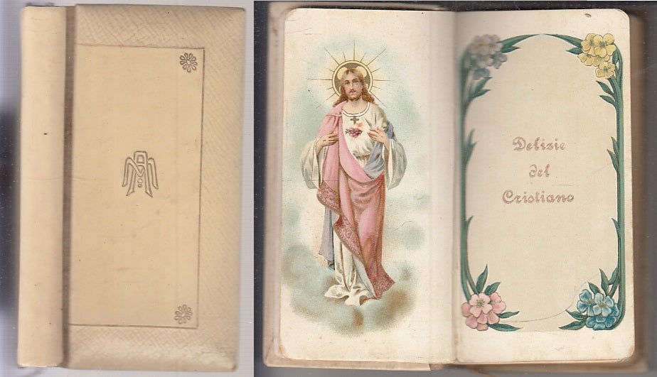 LD- DELIZIE DEL CRISTIANO LIBRO PREGHIERE -- PEREGO --- 1925 - C - XFS33