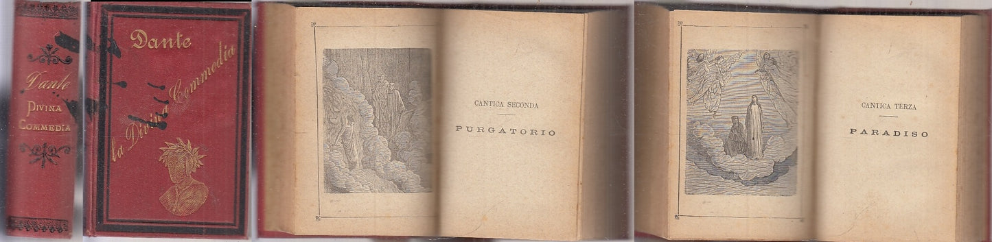 LN- LA DIVINA COMMEDIA - DANTE ALIGHIERI - BIETTI --- 1894 - C - XFS56