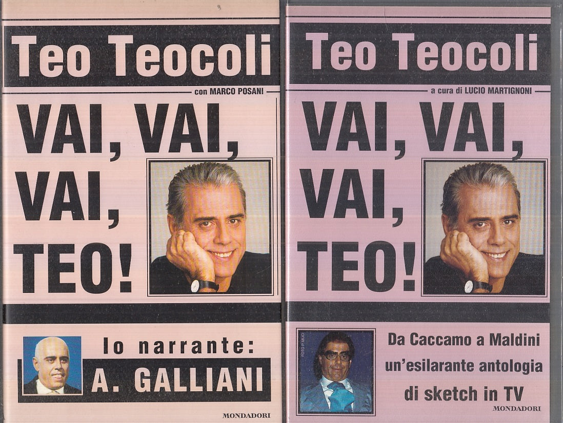 VAI VAI VAI TEO + VIDEOCASSETTA VHS - TEO TEOCOLI- MONDADORI--- 2000- B- YFS