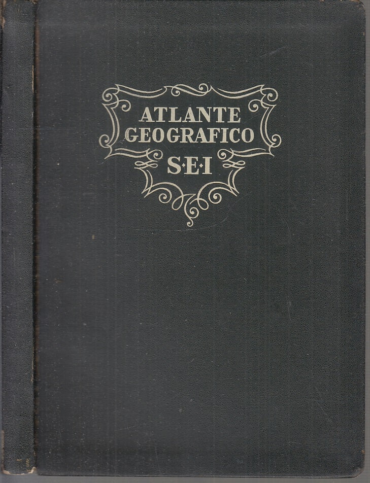 LV- ATLANTE GEOGRAFICO CON CARTINE - DINO GRIBAUDI - SEI --- 1952 - B - XFS99
