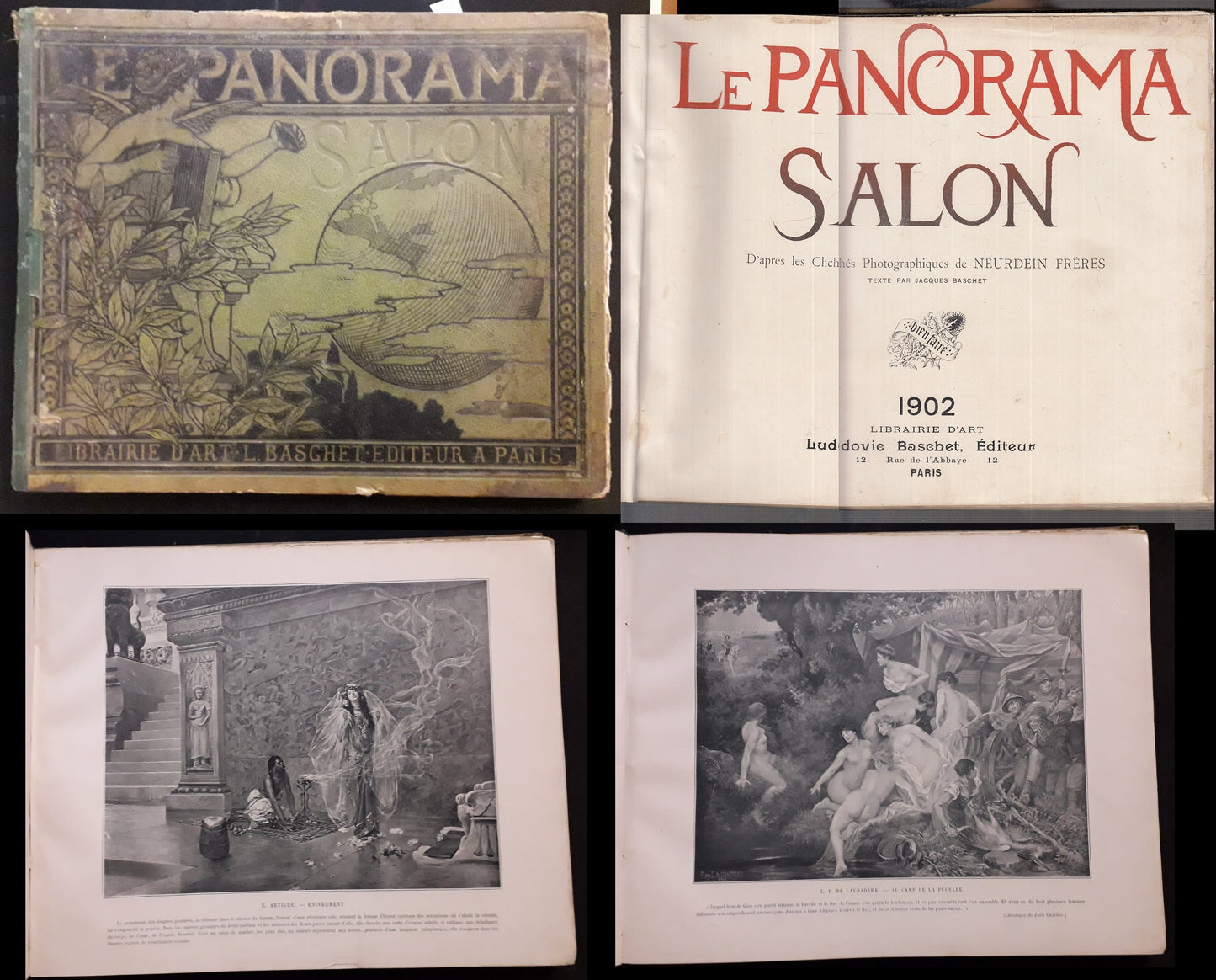 LT- LE PANORAMA SALON FOTOGRAFIE NEURDEIN FRER-- BASCHET PARIS--- 1902- C-YFS560