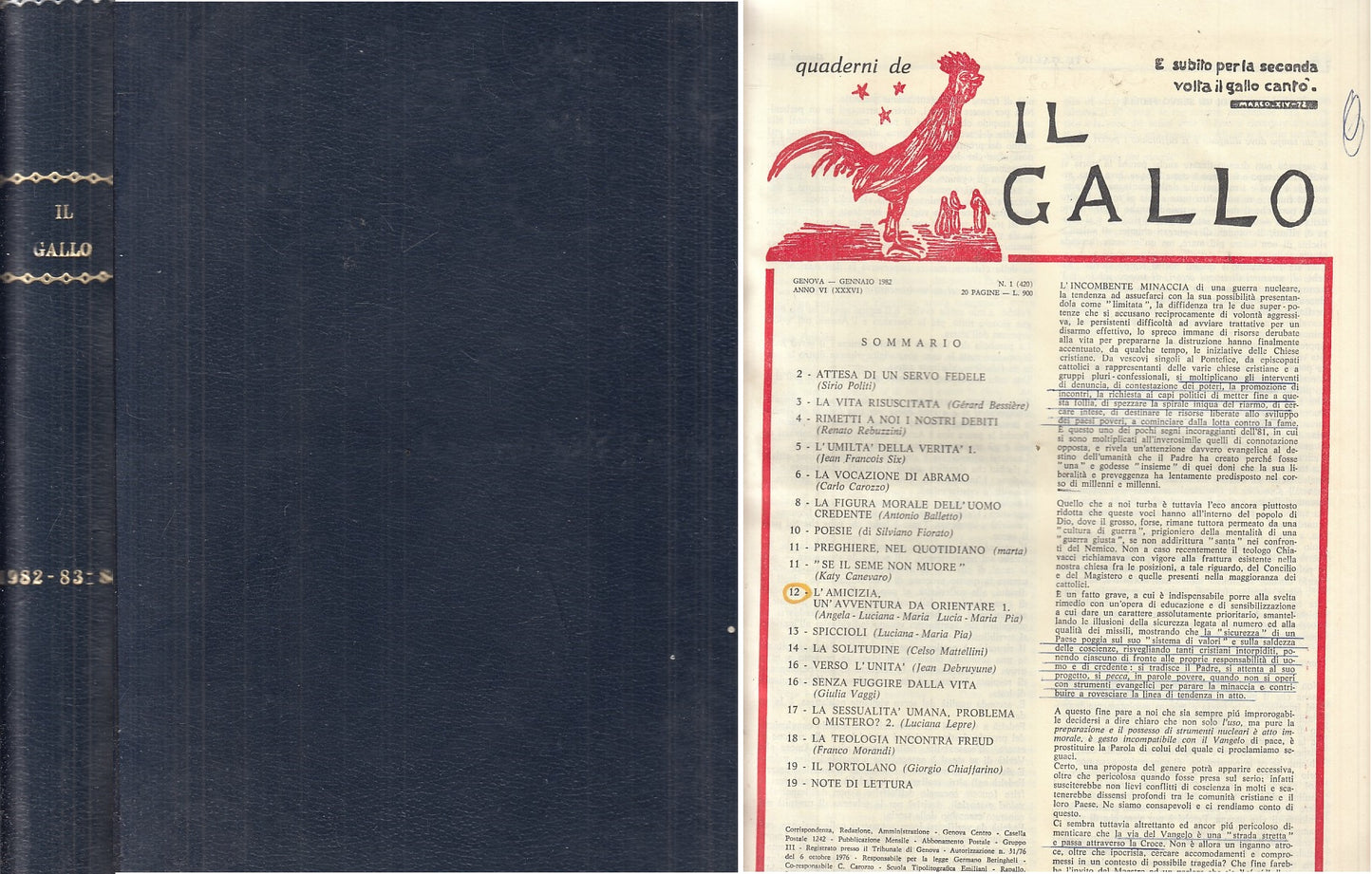 LZ- IL GALLO 1982 1983 1984 RACCOLTA -- GENOVA --- 1984 - C - YFS810