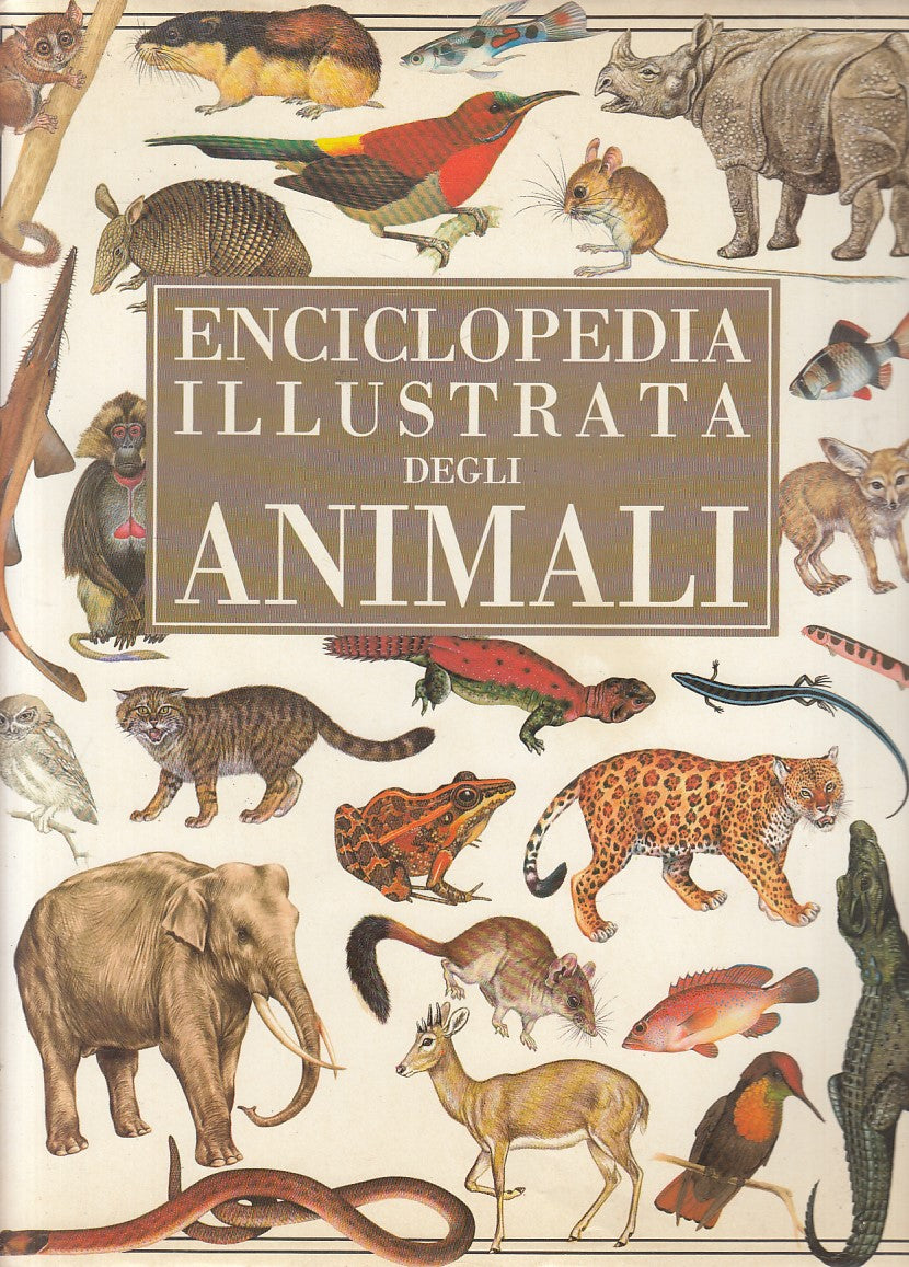 LZ- ENCICLOPEDIA ILLUSTRATA DEGLI ANIMALI -- CLUB -- 1a ED. - 1990 - CS - YFS806
